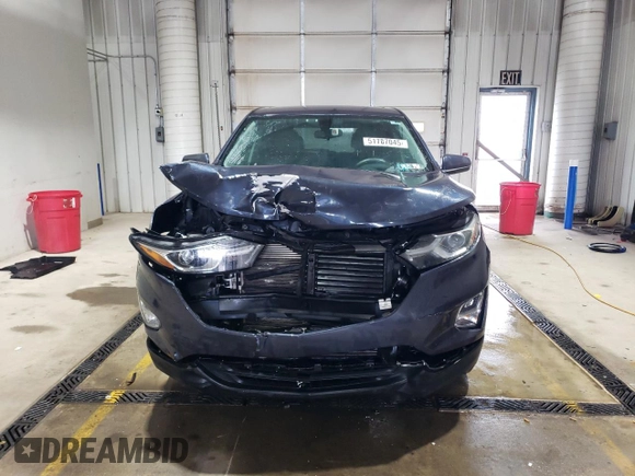 2018 Chevrolet Equinox LT with VIN 3GNAXSEV1JS577783, listed as a Copart auction lot 51787045 with 113,233 mi miles and Salvage Title. Bid and sale history available at carsss.com. Image 5.