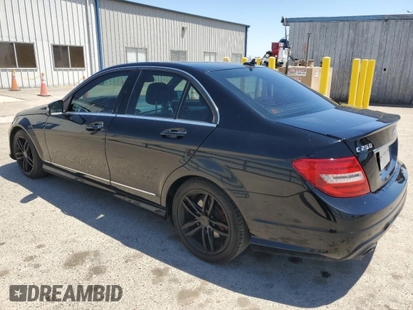 2013 Mercedes-Benz C 250 Sport with VIN WDDGF4HB8DA852791, listed as a Copart auction lot 60293715 with 107,586 mi miles and Clean title. Bid and sale history available at DreamBid. Image 2.