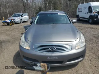 2007 Infiniti G35 with VIN JNKBV61F27M817083, listed as a Copart auction lot 54316065 with 217,079 mi miles and Clean Title. Bid and sale history available at DreamBid. Image 5.