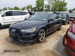 2015 Audi A6 with VIN WAUHMBFC8FN025547, listed as a Copart auction lot 61239593 with 98,722 mi miles and . Bid and sale history available at DreamBid. Image 1.