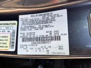 2013 Lincoln MKZ with VIN 3LN6L2GK3DR804377, listed as a Copart auction lot 54255985 with 167,195 mi miles and Clean Title. Bid and sale history available at carsss.com. Image 10.