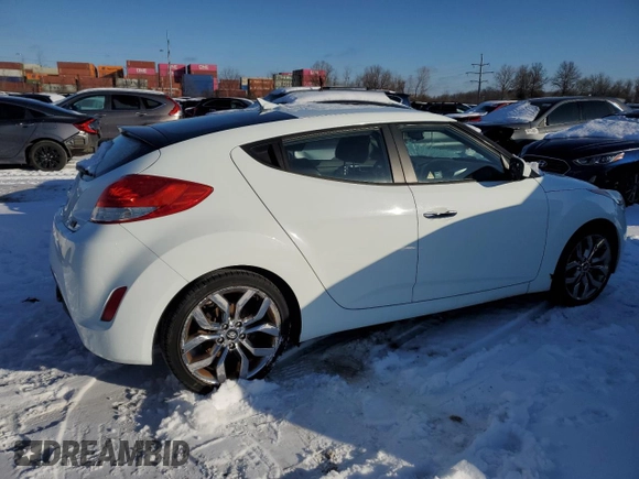 2014 Hyundai Veloster with VIN KMHTC6AD7EU213774, listed as a Copart auction lot 88239215 with 135,631 mi miles and Salvage Title. Bid and sale history available at carsss.com. Image 3.