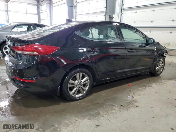 2018 Hyundai Elantra SEL with VIN 5NPD84LFXJH360267, listed as a Copart auction lot 46429455 with 110,363 mi miles and Salvage Title. Bid and sale history available at carsss.com. Image 3.