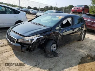 2017 Kia Forte LX with VIN KNAFK5A85H5684822, listed as a Copart auction lot 65673304 with 91,840 mi miles and Salvage Title. Bid and sale history available at DreamBid. Image 1.