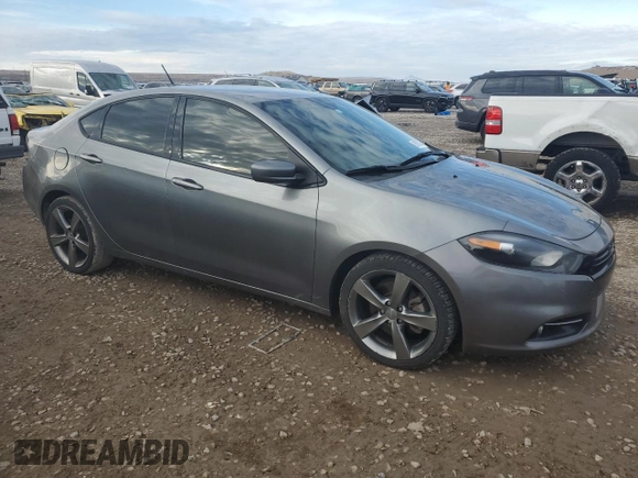 2013 Dodge Dart Rallye with VIN 1C3CDFBA7DD305864, listed as a Copart auction lot 88352685 with 121,274 mi miles and Salvage Title. Bid and sale history available at carsss.com. Image 4.