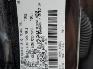 2014 Toyota Tundra SR5 z VIN 5TFEM5F10EX082270, wystawiony jako Copart lot #53432285 z przebiegiem 190 569 mil mil oraz Szkoda całkowita • Salvage title. Historia ofert i sprzedaży dostępna na DreamBid. Obrazek 13.
