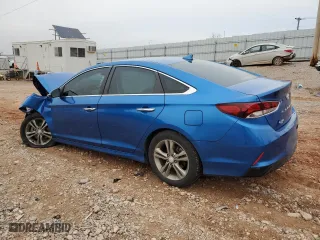 2019 Hyundai Sonata Sport with VIN 5NPE34AF9KH750588, listed as a Copart auction lot 44385125 with 0 mi miles and Salvage Title. Bid and sale history available at carsss.com. Image 2.