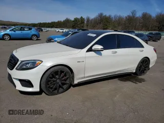 2015 Mercedes-Benz S 63 AMG with VIN WDDUG7JB6FA185024, listed as a Copart auction lot 51358095 with Not Provided miles and Non Repairable. Bid and sale history available at carsss.com. Image 1.