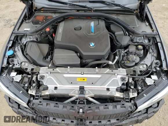 2021 BMW 3 Series 330e with VIN 3MW5P7J02M8B94208, listed as a Copart auction lot 48971455 with 22,228 mi miles and Salvage Title. Bid and sale history available at carsss.com. Image 12.