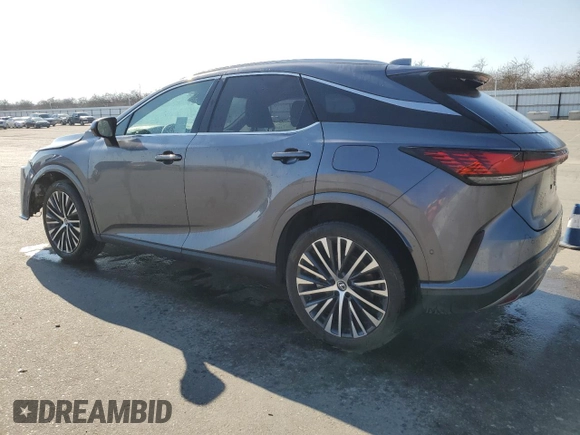 2023 Lexus RX with VIN 2T2BAMBA1PC010695, listed as a Copart auction lot 42902605 with 38,225 mi miles and Clean Title. Bid and sale history available at carsss.com. Image 2.