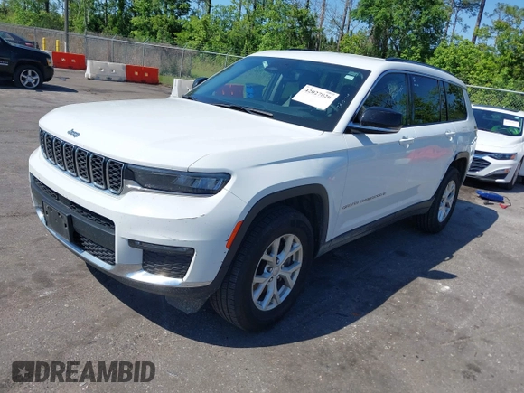 2023 Jeep Grand Cherokee Limited z VIN 1C4RJKBG4P8806722, wystawiony jako IAAI lot #42027826 z przebiegiem 64 482 mil mil oraz . Historia ofert i sprzedaży dostępna na DreamBid. Obrazek 17.