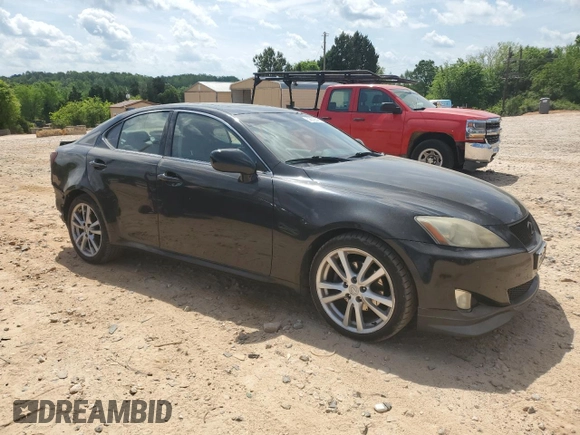 2006 Lexus IS 250 with VIN JTHBK262062006027, listed as a Copart auction lot 52679345 with 232,564 mi miles and Salvage Title. Bid and sale history available at DreamBid. Image 4.