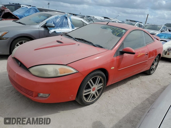 2002 Mercury Cougar z VIN 1ZWHT61L525611047, wystawiony jako Copart lot #75422974 z przebiegiem Nie podano mil oraz Szkoda całkowita • Salvage title. Historia ofert i sprzedaży dostępna na DreamBid. Obrazek 1.
