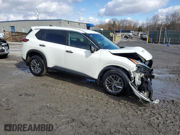 2024 Nissan Rogue S with VIN 5N1BT3AB1RC741668, listed as a Copart auction lot 47246865 with 18,982 mi miles and Salvage Title. Bid and sale history available at carsss.com. Image 4.