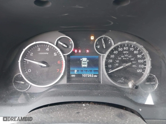 2014 Toyota Tundra 4WD Truck SR with VIN 5TFUY5F1XEX352184, listed as a IAAI auction lot 40732632 with 107,262 mi miles. Bid and sale history available at carsss.com. Image 7.