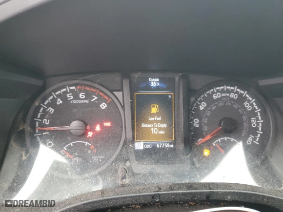 2021 Toyota Tacoma 4WD SR with VIN 3TYSX5EN1MT005432, listed as a Copart auction lot 42115975 with 67,758 mi miles and Salvage Title. Bid and sale history available at carsss.com. Image 9.