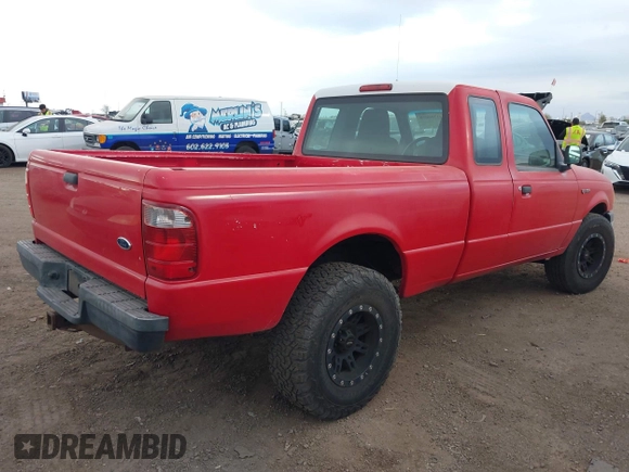 2005 Ford Ranger XL with VIN 1FTYR15E95PA58593, listed as a IAAI auction lot 41706058 with 129,282 mi miles. Bid and sale history available at carsss.com. Image 4.