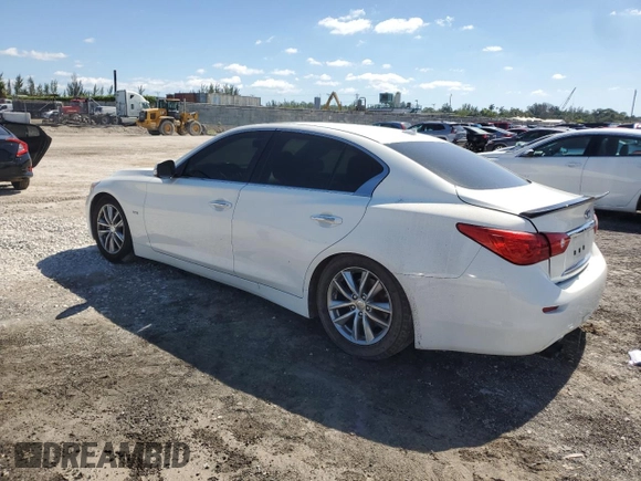 2017 Infiniti Q50 Premium z VIN JN1EV7AP5HM737908, wystawiony jako Copart lot #57037925 z przebiegiem 68 606 mil mil oraz Szkoda całkowita • Salvage title. Historia ofert i sprzedaży dostępna na DreamBid. Obrazek 2.
