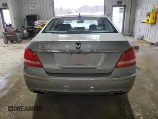 2012 Hyundai Equus Signature with VIN KMHGH4JH5CU051666, listed as a Copart auction lot 47873375 with 145,333 mi miles and Salvage Title. Bid and sale history available at DreamBid. Image 6.