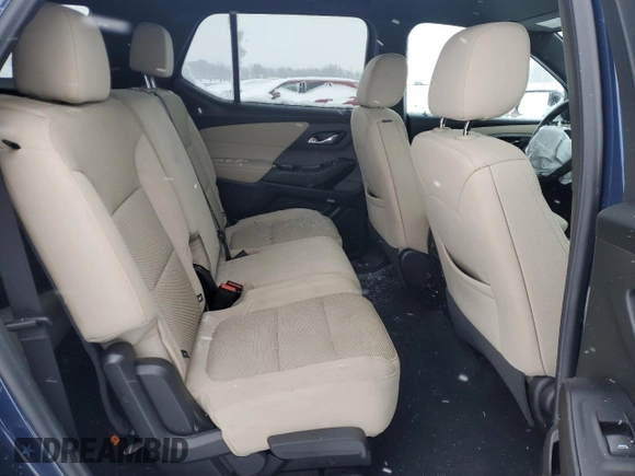 2022 Chevrolet Traverse LS with VIN 1GNEVFKW5NJ104147, listed as a Copart auction lot 88912525 with 57,052 mi miles and Salvage Title. Bid and sale history available at carsss.com. Image 11.