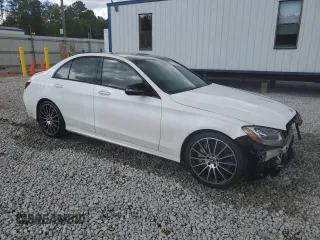 2017 Mercedes-Benz C C 300 with VIN 55SWF4JB9HU232141, listed as a Copart auction lot 52758905 with 86,645 mi miles and Salvage Title. Bid and sale history available at carsss.com. Image 4.