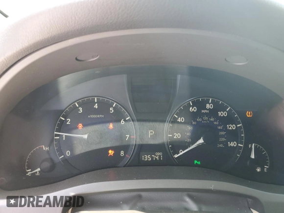 2011 Lexus RX 350 with VIN 2T2ZK1BAXBC046937, listed as a Copart auction lot 60131995 with 135,741 mi miles and Salvage title. Bid and sale history available at DreamBid. Image 9.