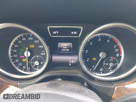 2014 Mercedes-Benz M 550 with VIN 4JGDA7DBXEA328591, listed as a IAAI auction lot 42487544 with 122,136 mi miles and . Bid and sale history available at DreamBid. Image 7.