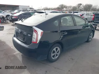 2013 Toyota Prius One with VIN JTDKN3DU3D1724080, listed as a IAAI auction lot 41726093 with 90,129 mi miles. Bid and sale history available at carsss.com. Image 4.
