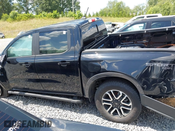 2024 Ford Ranger Lariat with VIN 1FTER4KH3RLE27092, listed as a IAAI auction lot 42726630 with Not provided miles and . Bid and sale history available at DreamBid. Image 13.