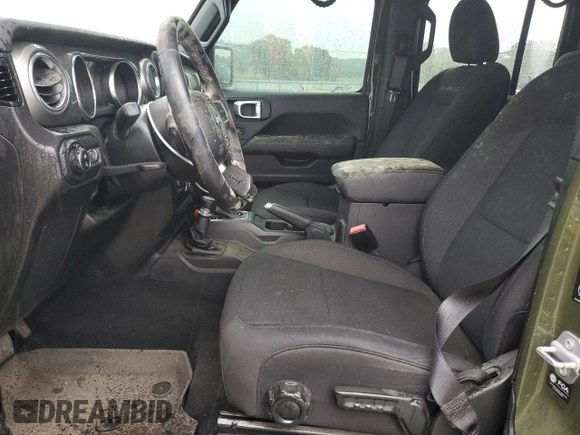 2022 Jeep Gladiator High Altitude with VIN 1C6HJTFG3NL175555, listed as a Copart auction lot 53059995 with 23,014 mi miles and Salvage title. Bid and sale history available at DreamBid. Image 7.
