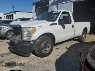 2013 Ford F-250 XL with VIN 1FTBF2A65DEA63870, listed as a Copart auction lot 83308544 with 83,554 mi miles and Salvage Title. Bid and sale history available at DreamBid. Image 1.