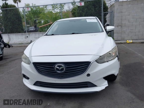 2016 Mazda Mazda6 i Touring with VIN JM1GJ1V52G1468807, listed as a IAAI auction lot 41888686 with 121,764 mi miles. Bid and sale history available at carsss.com. Image 12.