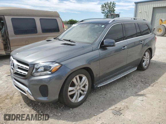 2017 Mercedes-Benz GLS 450 with VIN 4JGDF6EE7HA878856, listed as a Copart auction lot 57092975 with 126,965 mi miles and Clean title. Bid and sale history available at DreamBid. Image 1.