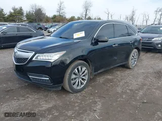 2015 Acura MDX Tech Pkg with VIN 5FRYD4H48FB009138, listed as a IAAI auction lot 41497082 with 124,837 mi miles. Bid and sale history available at carsss.com. Image 22.