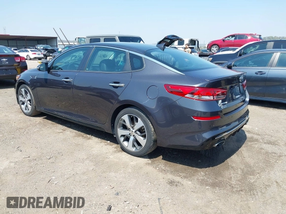 2019 Kia Optima LX with VIN 5XXGT4L34KG317817, listed as a IAAI auction lot 41958347 with 50,504 mi miles. Bid and sale history available at carsss.com. Image 3.