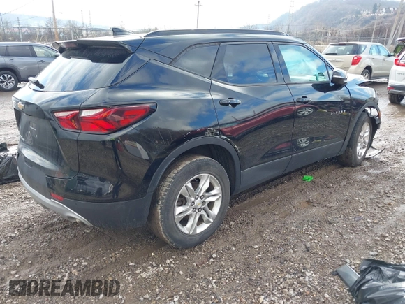 2020 Chevrolet Blazer LT with VIN 3GNKBJRS8LS611556, listed as a IAAI auction lot 41211060 with 68,653 mi miles and . Bid and sale history available at DreamBid. Image 4.