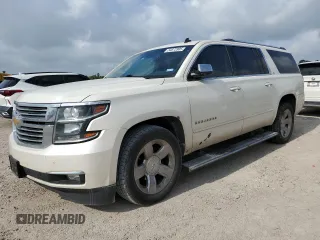 2015 Chevrolet Suburban LTZ with VIN 1GNSCKKC5FR270128, listed as a Copart auction lot 54872905 with 141,271 mi miles and Clean title. Bid and sale history available at DreamBid. Image 1.