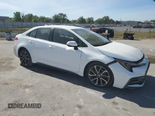 2022 Toyota Corolla SE with VIN JTDS4MCE3NJ087079, listed as a Copart auction lot 50631295 with 35,417 mi miles and Salvage Title. Bid and sale history available at carsss.com. Image 4.