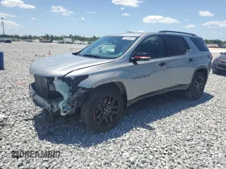 2023 Chevrolet Traverse Premier with VIN 1GNERKKW1PJ236340, listed as a Copart auction lot 55318055 with 24,680 mi miles and Salvage title. Bid and sale history available at DreamBid. Image 1.
