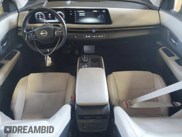 2023 Nissan ARIYA Engage with VIN JN1AF0BA8PM400533, listed as a Copart auction lot 54365085 with 25,251 mi miles and Salvage title. Bid and sale history available at DreamBid. Image 8.
