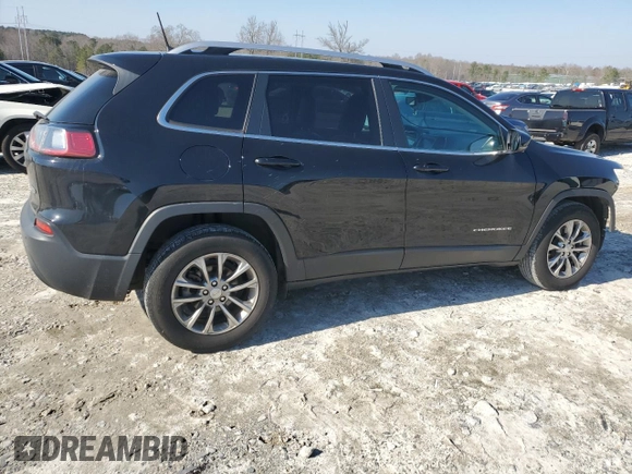 2021 Jeep Cherokee Altitude with VIN 1C4PJLLB9MD112353, listed as a Copart auction lot 48692805 with 93,074 mi miles and Salvage Title. Bid and sale history available at carsss.com. Image 3.