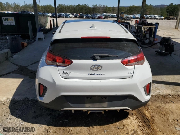 2019 Hyundai Veloster 2.0 with VIN KMHTG6AF7KU017206, listed as a Copart auction lot 48243135 with 104,697 mi miles and Salvage Title. Bid and sale history available at carsss.com. Image 6.