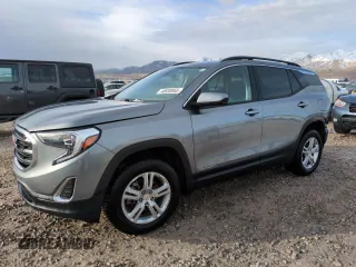 2019 GMC Terrain SLE Diesel with VIN 3GKALUEU9KL227728, listed as a Copart auction lot 46830955 with 84,057 mi miles and Salvage Title. Bid and sale history available at carsss.com. Image 1.