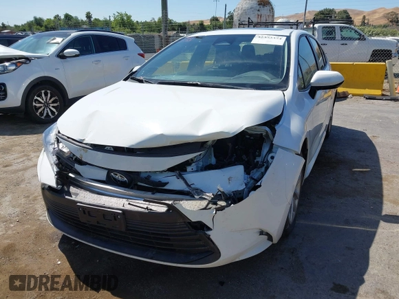 2024 Toyota Corolla LE with VIN JTDB4MEEXR3024245, listed as a IAAI auction lot 42353374 with 25,813 mi miles and . Bid and sale history available at DreamBid. Image 6.