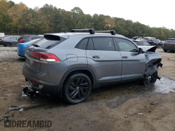 2023 Volkswagen Atlas SE z VIN 1V2WE2CA6PC223095, wystawiony jako Copart lot #78919264 z przebiegiem 32 967 mil mil oraz Szkoda całkowita • Salvage title. Historia ofert i sprzedaży dostępna na DreamBid. Obrazek 3.
