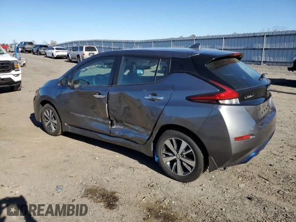 2020 Nissan LEAF with VIN 1N4BZ1BPXLC311054, listed as a Copart auction lot 80226864 with 46,874 mi miles and Salvage title. Bid and sale history available at DreamBid. Image 2.