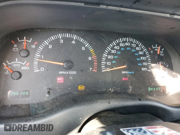2000 Dodge Dakota Sport with VIN 1B7GG2AN4YS759962, listed as a Copart auction lot 76672814 with 196,108 mi miles and Salvage Title. Bid and sale history available at carsss.com. Image 9.