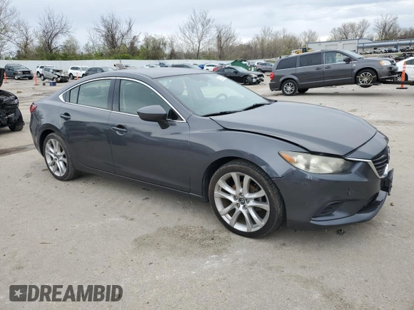2014 Mazda Mazda6 i Touring with VIN JM1GJ1V63E1136185, listed as a Copart auction lot 52166265 with 157,720 mi miles and Salvage Title. Bid and sale history available at carsss.com. Image 4.