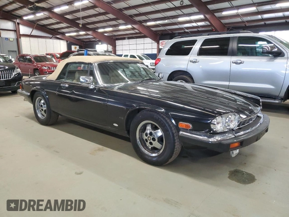 1988 Jaguar XJS z VIN SAJNV5843JC147927, wystawiony jako Copart lot #58988575 z przebiegiem 81 239 mil mil oraz Tytuł czysty. Historia ofert i sprzedaży dostępna na DreamBid. Obrazek 4.