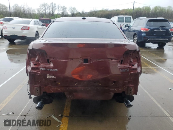 2015 Ford Taurus SHO with VIN 1FAHP2KT0FG123255, listed as a Copart auction lot 51887725 with 152,873 mi miles and Salvage Title. Bid and sale history available at DreamBid. Image 6.
